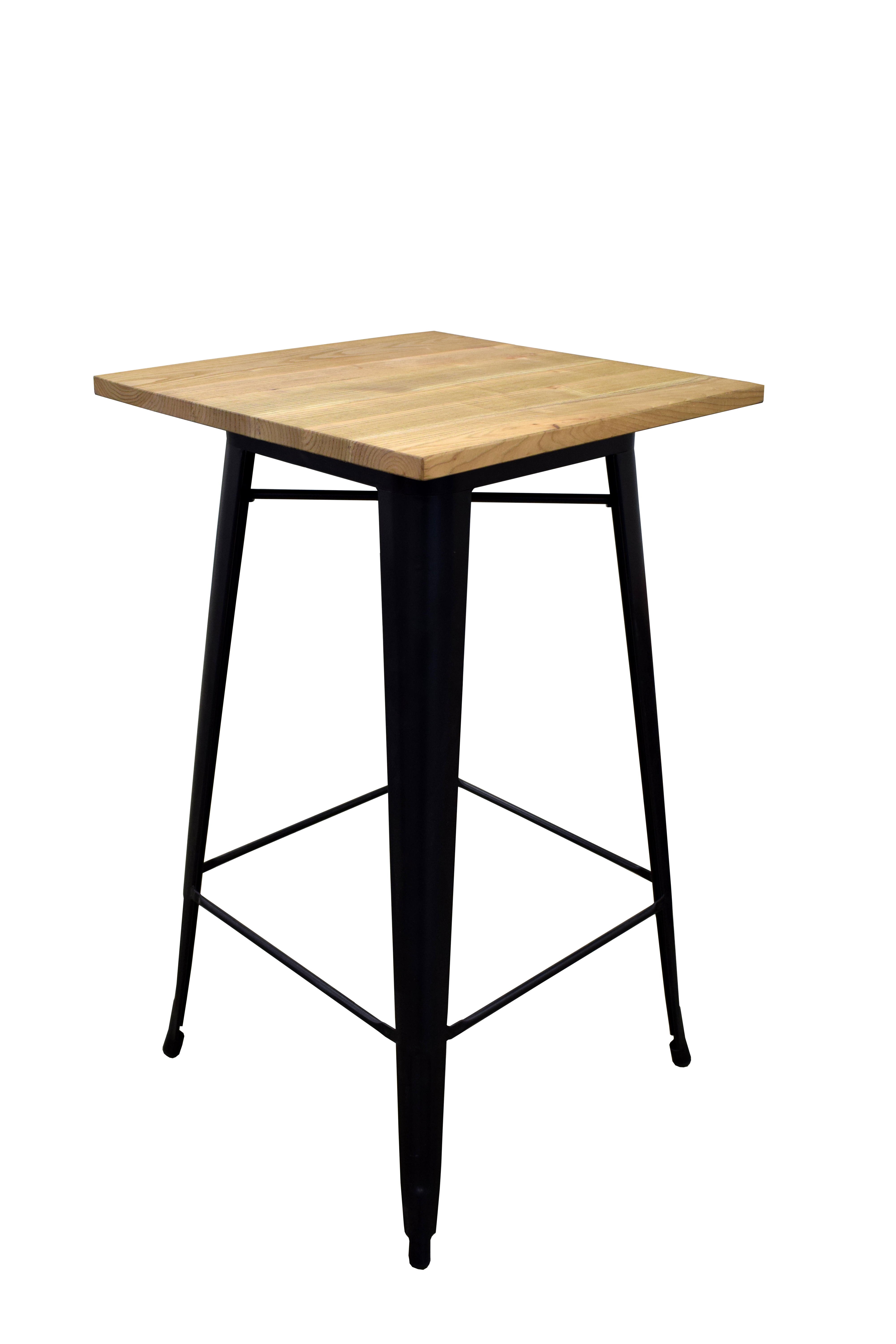 Stehtisch Hamburg (60 x 60 cm) I (Holzplatte)