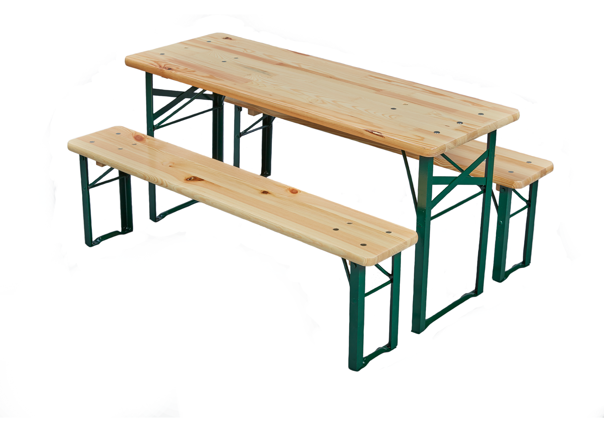 Kinderfestzeltgarnitur in Fachmarktqualität, 3-tlg. (farblos) (N) I (110 x 40 cm)