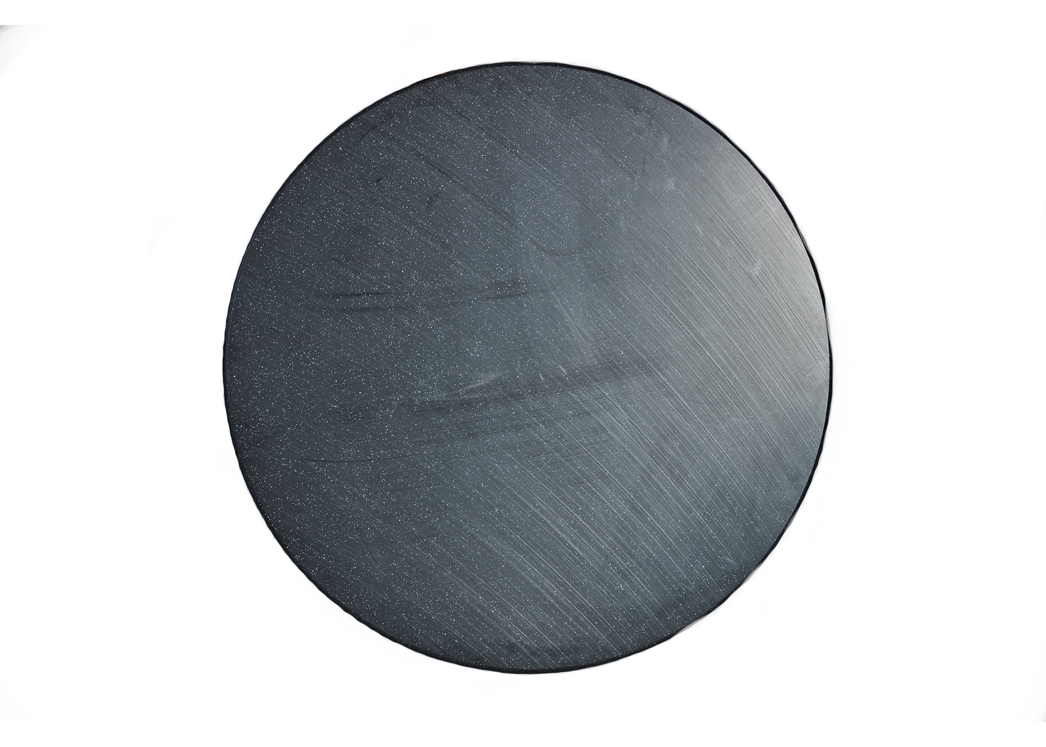 Stehtischplatte aus Polyethylen I (Schwarz-Weiß)