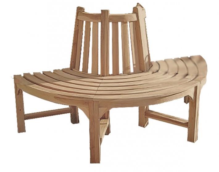 Baumbank Teak I (Hellbraun)
