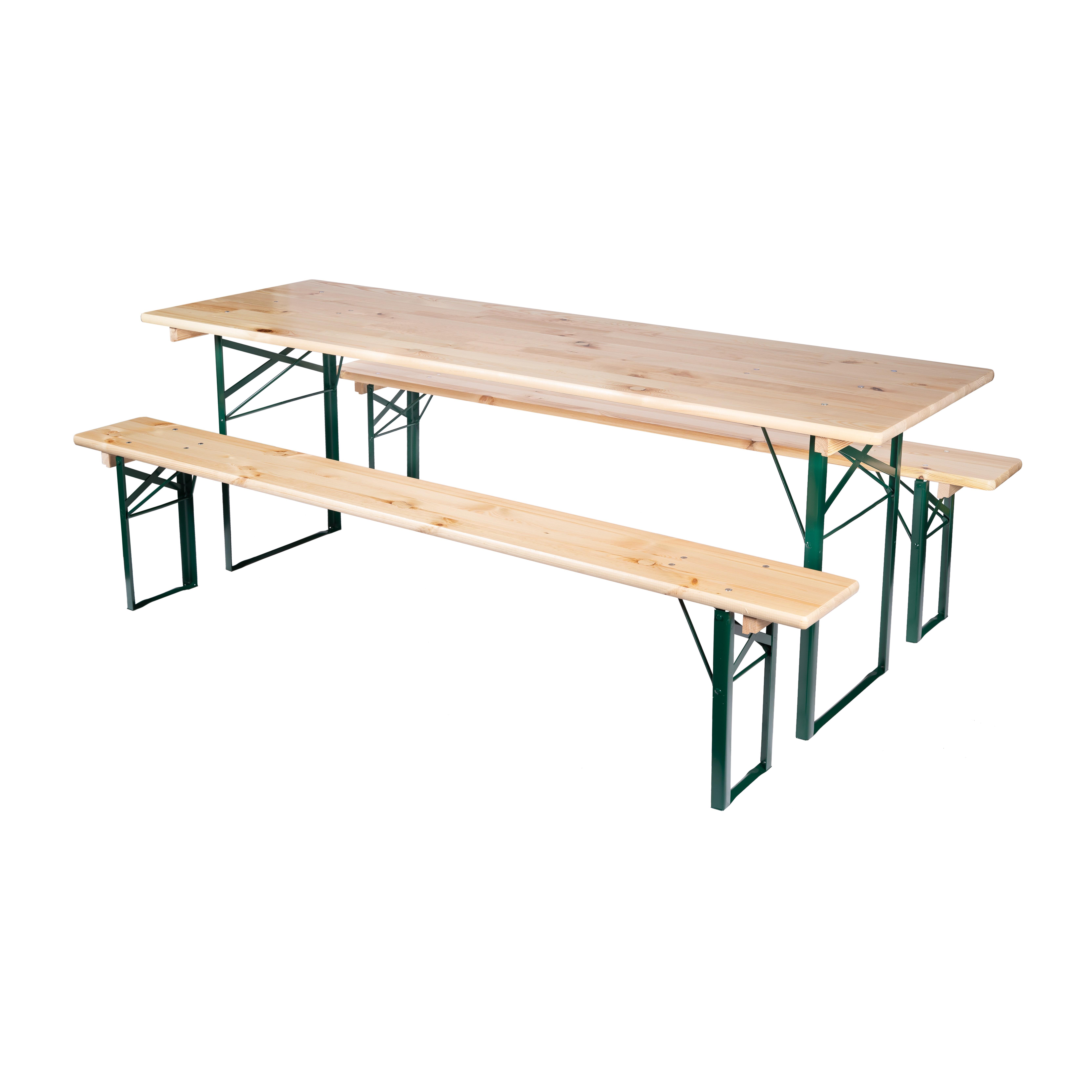 Festzeltgarnitur in Fachmarktqualität (farblos) (N) I (70er)
