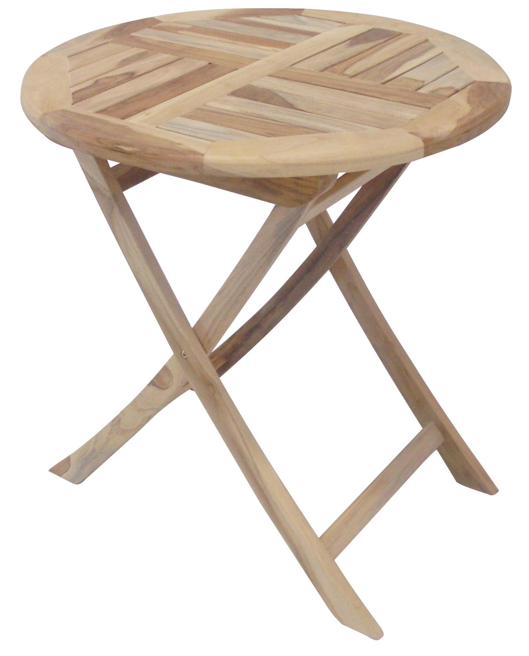 Biergartentisch Teak I (Ø 70 cm)
