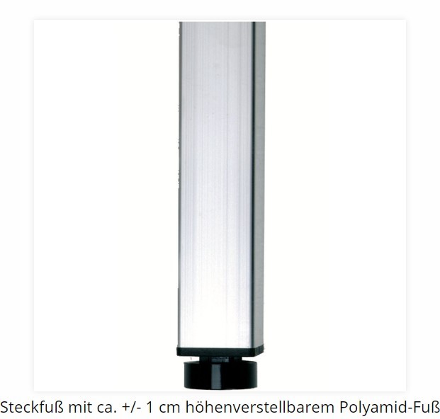 Steckfuß mit Polyamid Fuß (40 cm) 