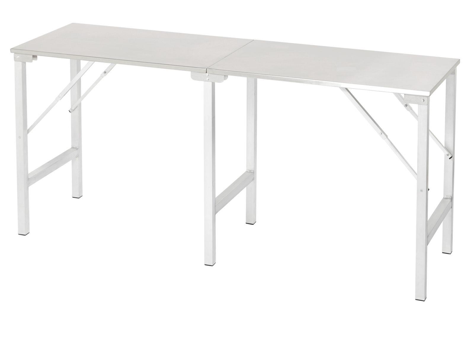 Edelstahltisch, klein I (200 x 60 x 90 cm)